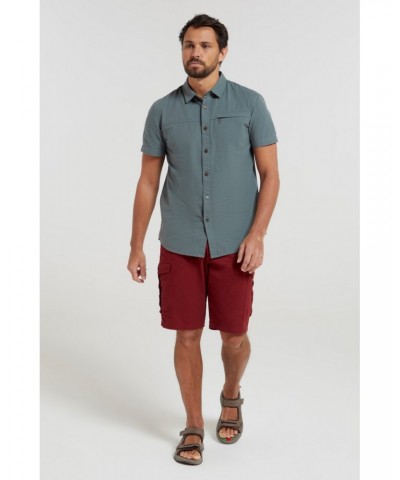 Lakeside Mens Cargo Shorts Burgundy $16.00 Pants