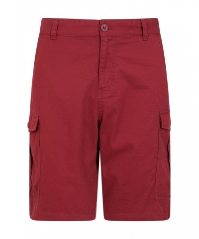 Lakeside Mens Cargo Shorts Burgundy $16.00 Pants