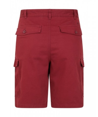 Lakeside Mens Cargo Shorts Burgundy $16.00 Pants