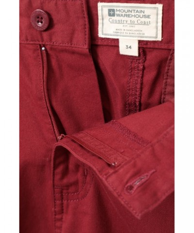 Lakeside Mens Cargo Shorts Burgundy $16.00 Pants