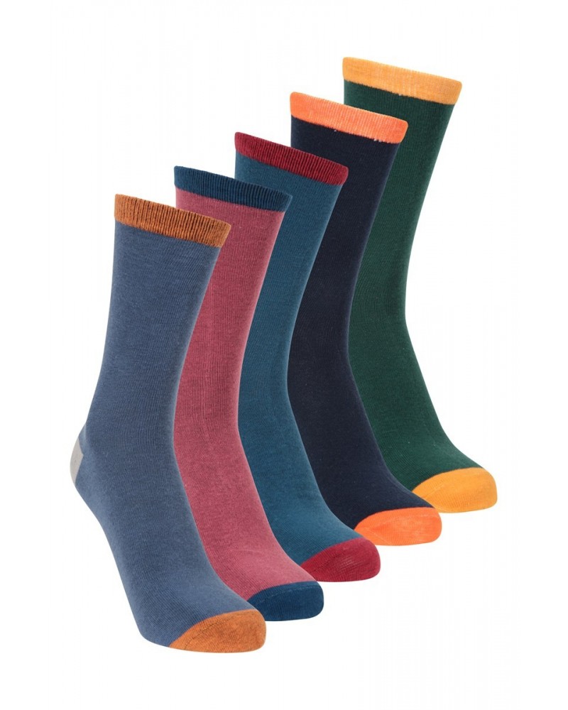 Seasons Mens Socks With Odour Control 5-Pack Blue $13.74 Accessories