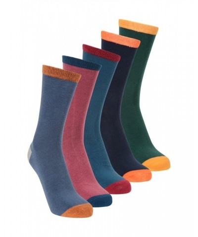 Seasons Mens Socks With Odour Control 5-Pack Blue $13.74 Accessories