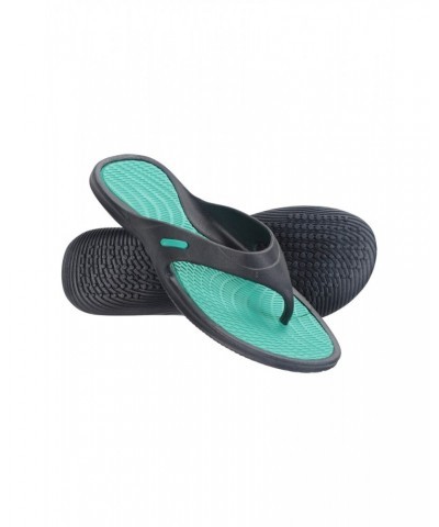 Street Womens Flip Flops Blue $11.79 Footwear