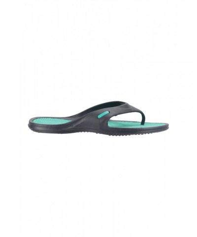 Street Womens Flip Flops Blue $11.79 Footwear