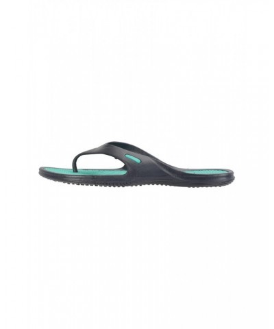 Street Womens Flip Flops Blue $11.79 Footwear