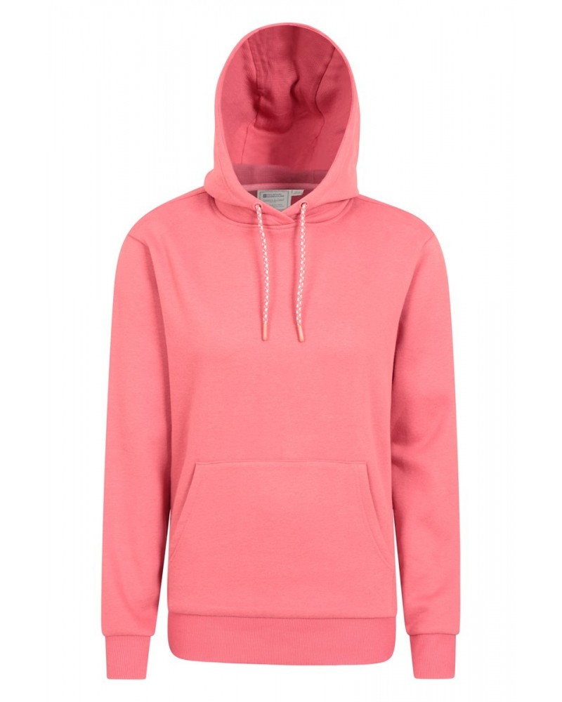 Retreat Womens Hoodie Coral $14.52 Tops