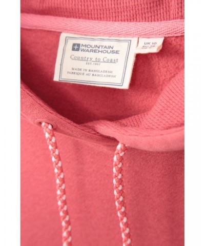 Retreat Womens Hoodie Coral $14.52 Tops