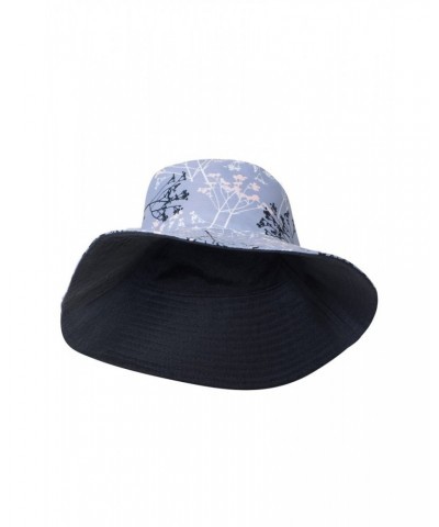 Reversible Printed Womens Brim Hat Navy $12.50 Accessories