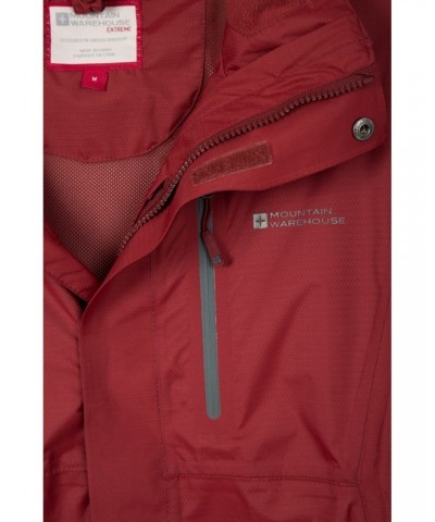 Bracken Extreme 3 in 1 Mens Waterproof Jacket Dark Red $75.00 Jackets