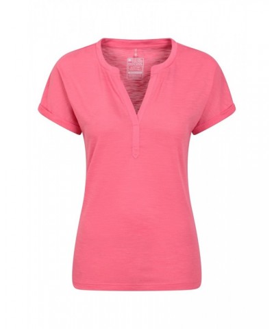 Skye Quick-Dry Womens Slub T-Shirt Pink $14.99 Tops