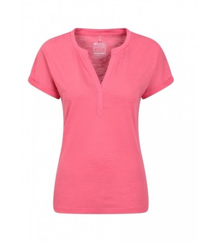 Skye Quick-Dry Womens Slub T-Shirt Pink $14.99 Tops