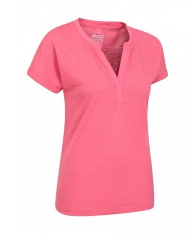 Skye Quick-Dry Womens Slub T-Shirt Pink $14.99 Tops