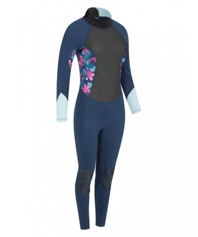 Printed Womens Full Wetsuit Teal $53.90 Swimwear