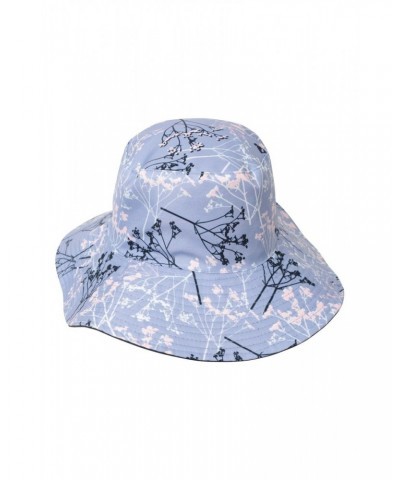 Reversible Printed Womens Brim Hat Navy $12.50 Accessories