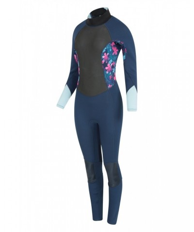 Printed Womens Full Wetsuit Teal $53.90 Swimwear