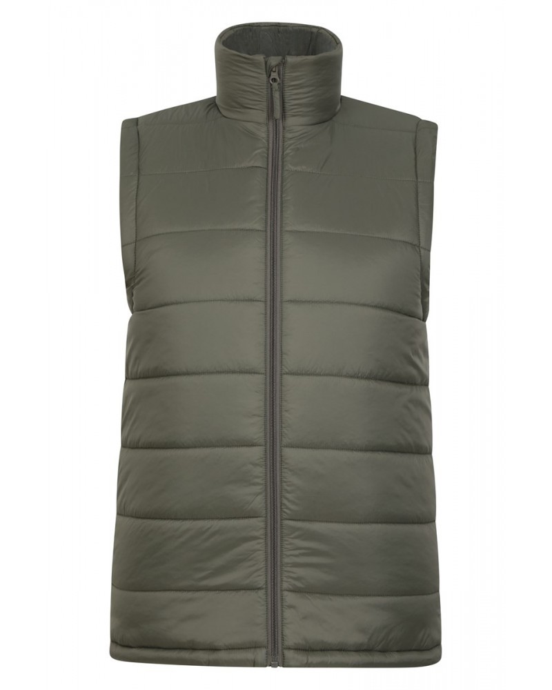 Essentials Mens Insulated Vest Khaki $21.08 Jackets