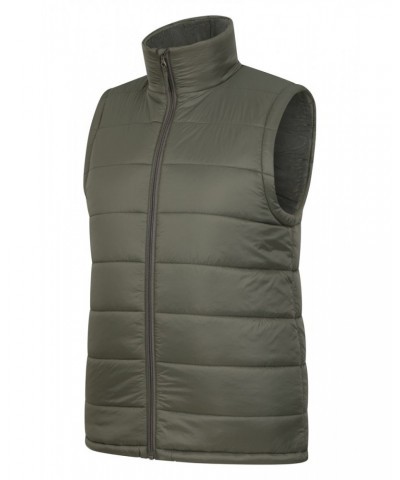 Essentials Mens Insulated Vest Khaki $21.08 Jackets