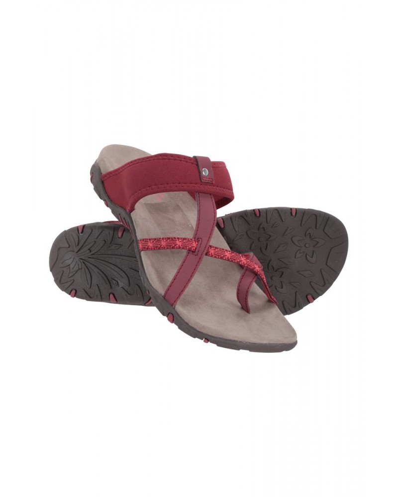 Marbella Womens Sandals Dark Pink $19.35 Footwear