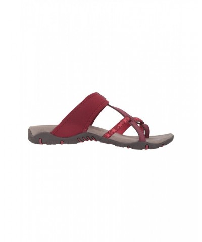 Marbella Womens Sandals Dark Pink $19.35 Footwear