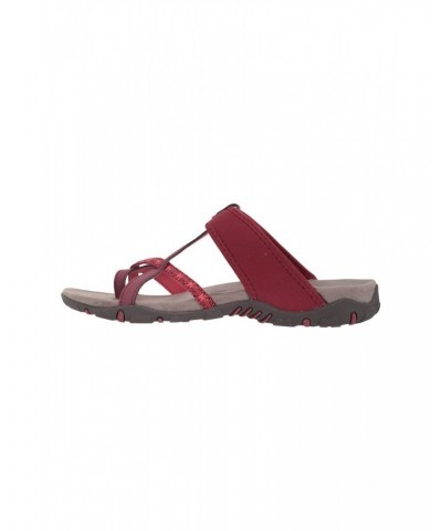 Marbella Womens Sandals Dark Pink $19.35 Footwear