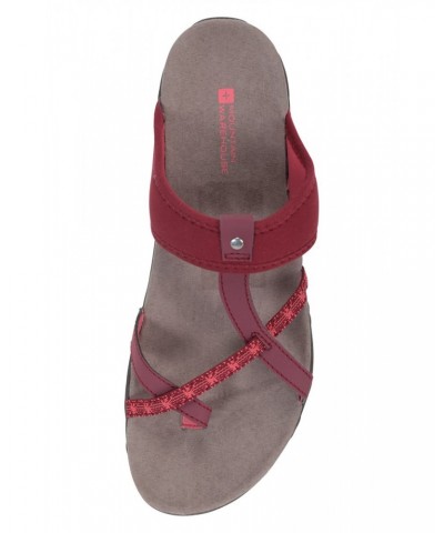 Marbella Womens Sandals Dark Pink $19.35 Footwear