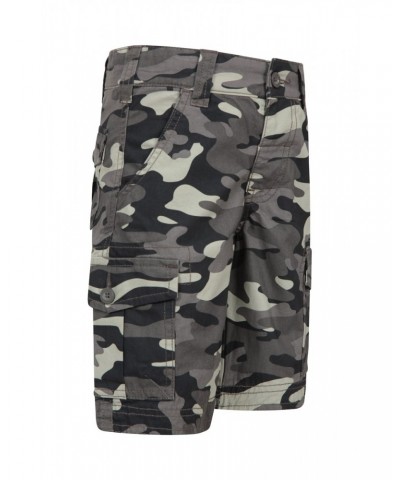 Camo Cargo Kids Shorts Black $19.79 Pants