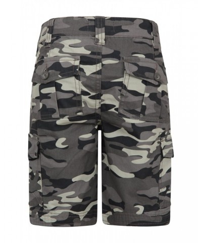 Camo Cargo Kids Shorts Black $19.79 Pants