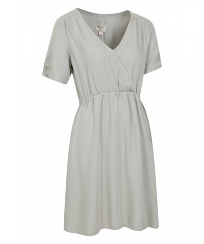 Sahara Womens Wrap Dress Light Khaki $21.15 Dresses & Skirts