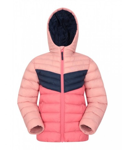 Colorblock Seasons Kids Insulated Jacket Pale Pink $18.80 Jackets