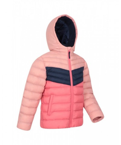 Colorblock Seasons Kids Insulated Jacket Pale Pink $18.80 Jackets