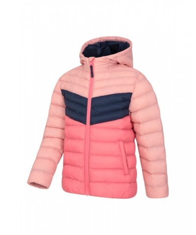 Colorblock Seasons Kids Insulated Jacket Pale Pink $18.80 Jackets