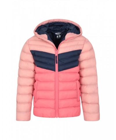 Colorblock Seasons Kids Insulated Jacket Pale Pink $18.80 Jackets