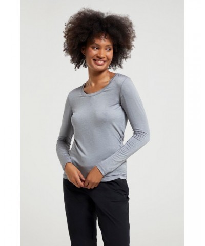 Keep The Heat Womens Thermal Top Light Grey $15.29 Thermals