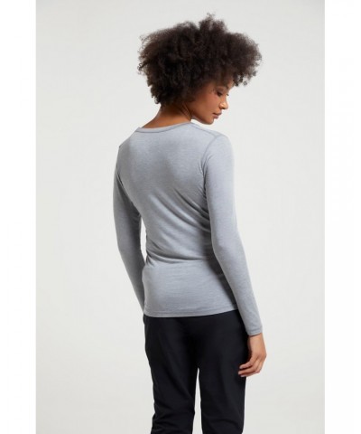 Keep The Heat Womens Thermal Top Light Grey $15.29 Thermals