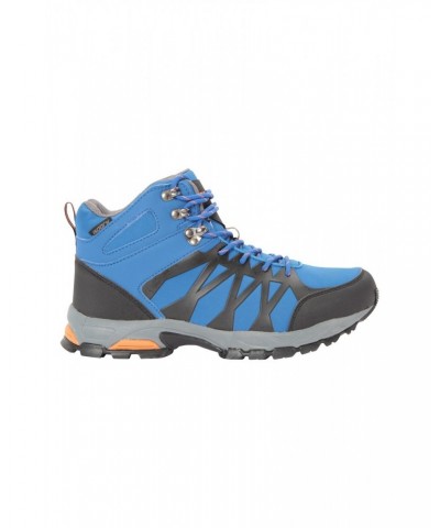 Trekker II Mens Softshell Waterproof Hiking Boots Cobalt $35.10 Footwear