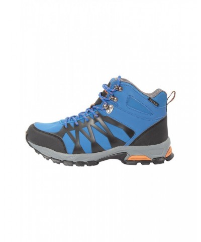 Trekker II Mens Softshell Waterproof Hiking Boots Cobalt $35.10 Footwear