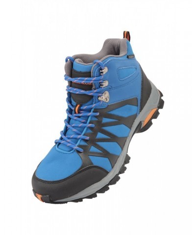 Trekker II Mens Softshell Waterproof Hiking Boots Cobalt $35.10 Footwear