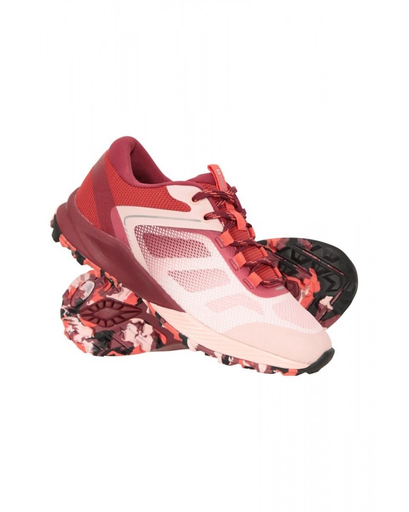 Performance Womens OrthoLite® Trail Runners Pink $27.02 Active