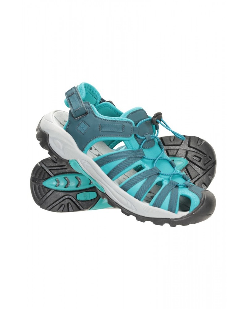 Womens Seaside Drainage Outsole Mountain Warehouse Shandals Teal $21.60 Footwear