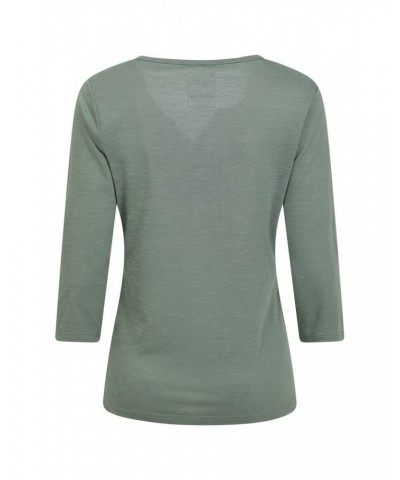 Paphos Womens Quick-Dry UV Button Top Light Khaki $17.15 Tops