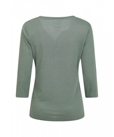 Paphos Womens Quick-Dry UV Button Top Light Khaki $17.15 Tops