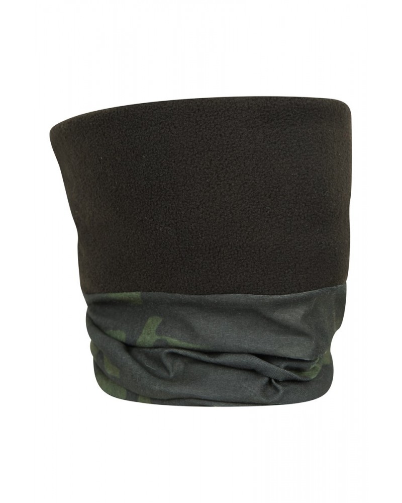 Patterned Mens Polar Fleece Headtube Khaki $9.17 Accessories