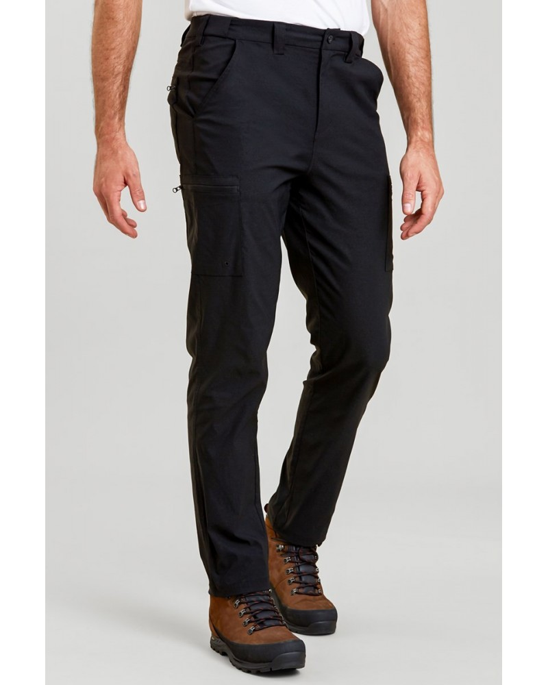 Trek Stretch Mens Pants - Regular length Jet Black $23.32 Pants