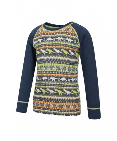 Jacquard Kids Merino Base Layer Set Green $23.39 Base Layers