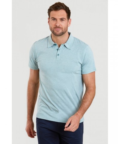 Bodmin Mens Polo Light Teal $11.43 Tops