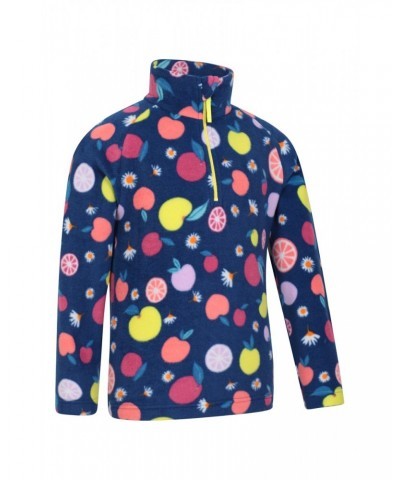 Endeavour Kids Printed Half-Zip Fleece Navy $10.39 Fleece