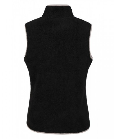 Sennen Womens Sherpa Lined Vest Black $22.39 Jackets