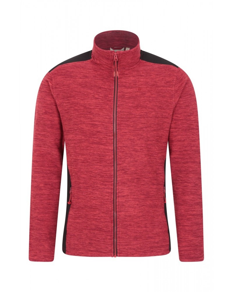 Selsey Mens Hybrid Fleece Burgundy $16.81 Fleece