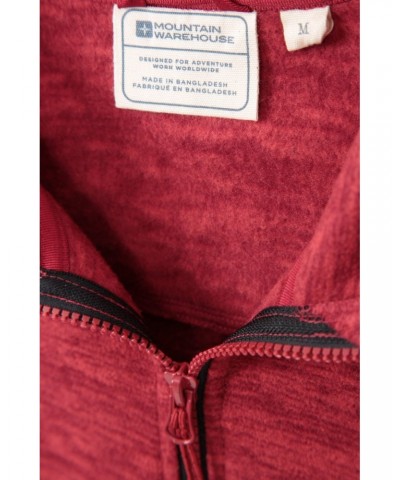 Selsey Mens Hybrid Fleece Burgundy $16.81 Fleece