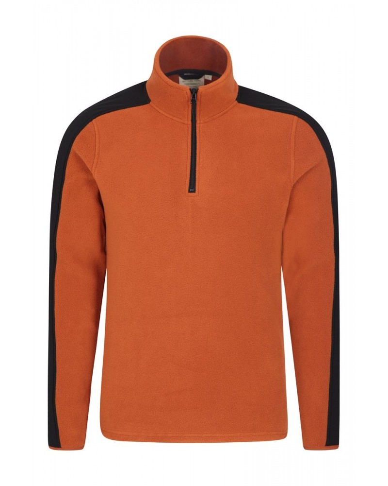 Relic Mens Recycled Fleece Top Mustard $17.48 Fleece